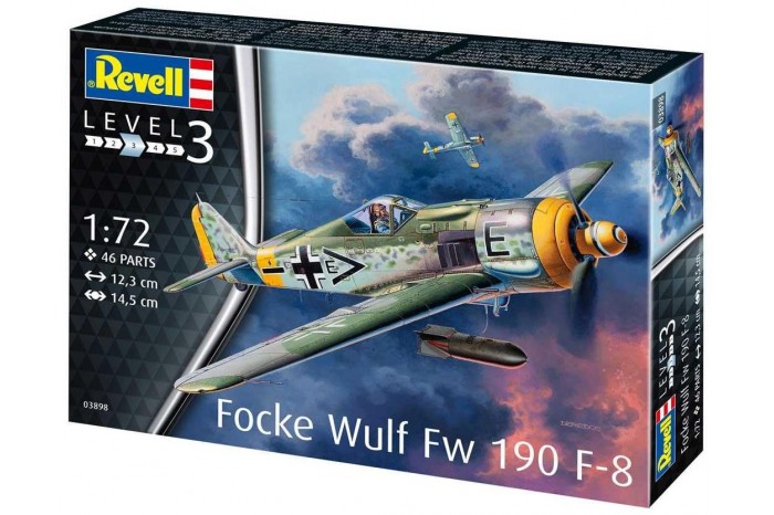 Plastic ModelKit letadlo 03898 - Focke Wulf Fw190 F-8 (1:72)