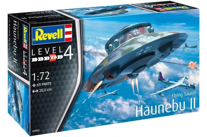 Plastic ModelKit letadlo 03903 - Flying Saucer Haunebu (1:72)