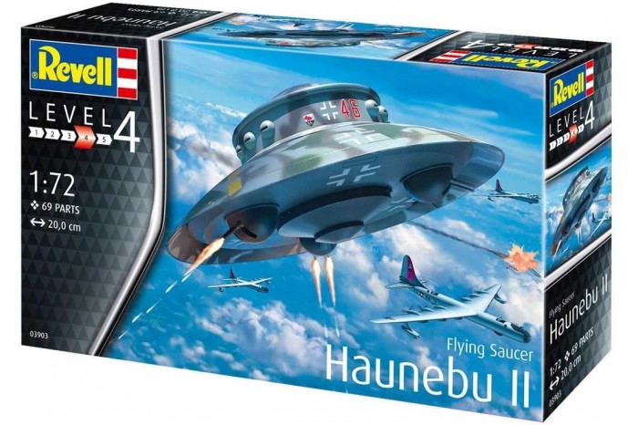 Plastic ModelKit letadlo 03903 - Flying Saucer Haunebu (1:72)