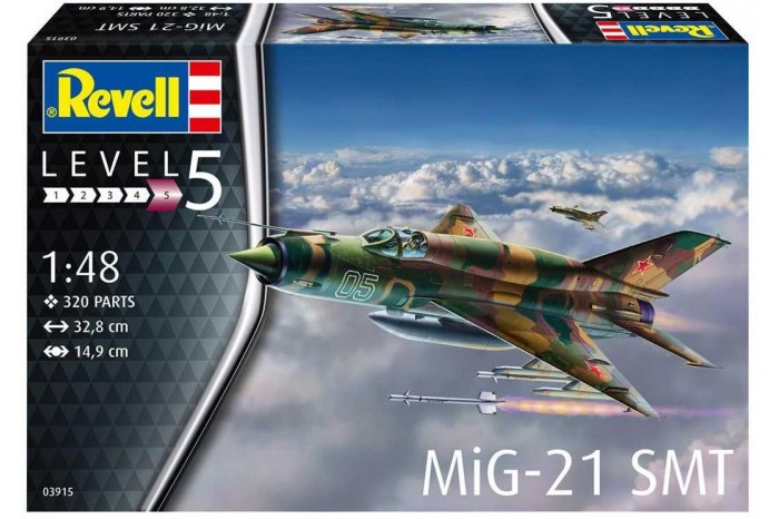 Plastic ModelKit letadlo 03915 - MiG-21 SMT (1:48)