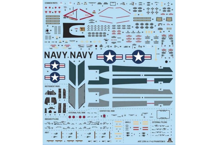 Model Kit letadlo 2781 - F-4J Phantom II (1:48)