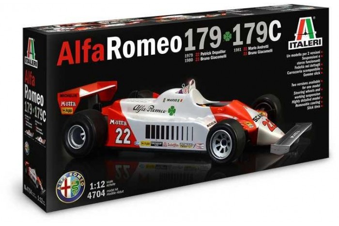 Model Kit auto 4704 - Alfa Romeo 179 - 179C (1:12)