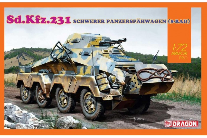 Model Kit tank 7577 - Sd.Kfz.231 SCHWERER PANZERSPÄHWAGEN (8-RAD) (1:72)