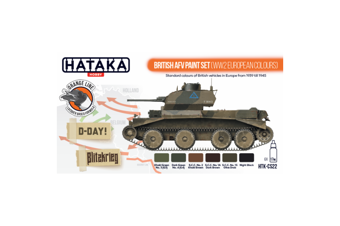 Britská technika 2. sv. války - evropa (British AFV WW2 European) - CS22