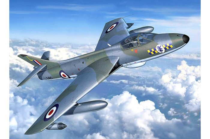 Model Set letadlo 63908 - 100 Years RAF: Hawker Hunter FGA.9 (1:72)
