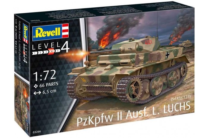 Plastic ModelKit tank 03266 - PzKpfw II Ausf.L LUCHS  (Sd.Kfz.123) (1:72)