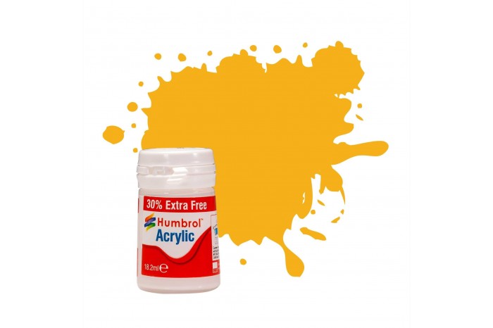 Humbrol barva akryl AB0154EP - No 154 Insignia Yellow Matt (+ 30% navíc zdarma)