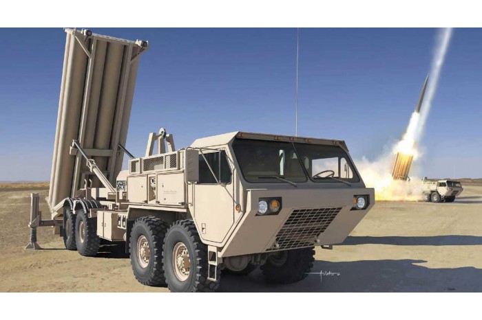 Model Kit military 3605 - M1120 Terminal High Altitude Area Defense Missile Launcher (1:35)