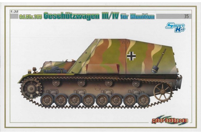 Model Kit military 6151 - Sd.Kfz.165 GESCHÜTZWAGEN III/IV für MUNITION (SMART KIT) (1:35)