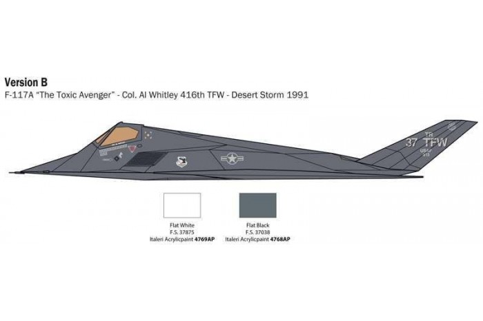 Model Kit letadlo 2750 - F-117A NIGHTHAWK (1:48)