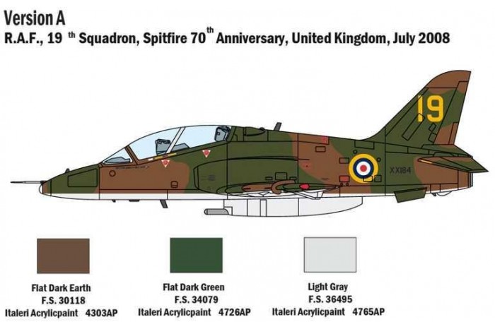 Model Kit letadlo 1396 - HAWK T1 (1:72)