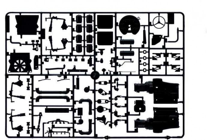 Model Kit truck 3925 - FREIGHTLINER FLD 120 SPECIAL (1:24)