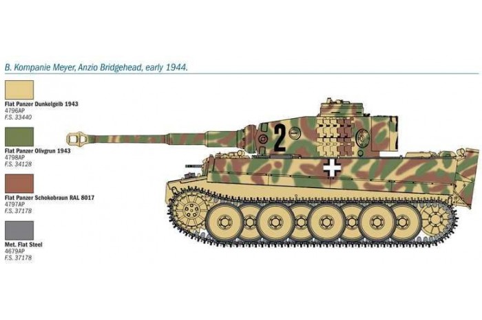 Model Kit tank 6557 - PzKpfw VI Tiger Ausf.E Early Prod. (1:35)