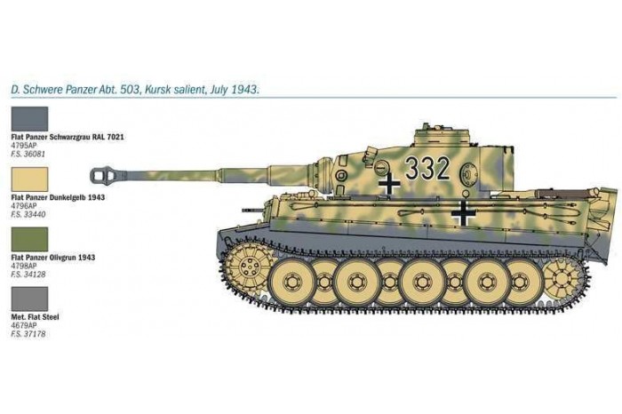 Model Kit tank 6557 - PzKpfw VI Tiger Ausf.E Early Prod. (1:35)