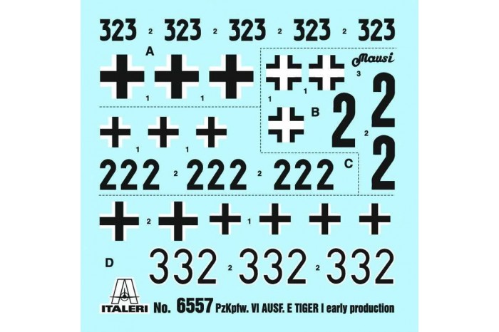 Model Kit tank 6557 - PzKpfw VI Tiger Ausf.E Early Prod. (1:35)