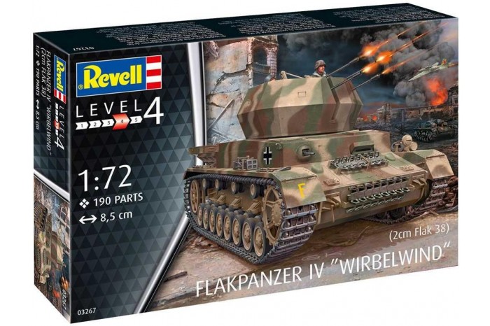 Plastic ModelKit military 03267 - Flakpanzer IV Wirbelwind (2 cm Flak 38)  (1:72)