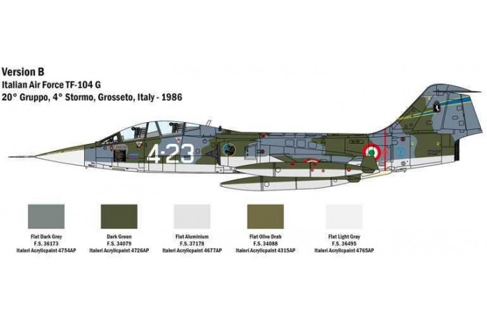 Model Kit letadlo 2509 - TF-104 G Starfighter (1:32)