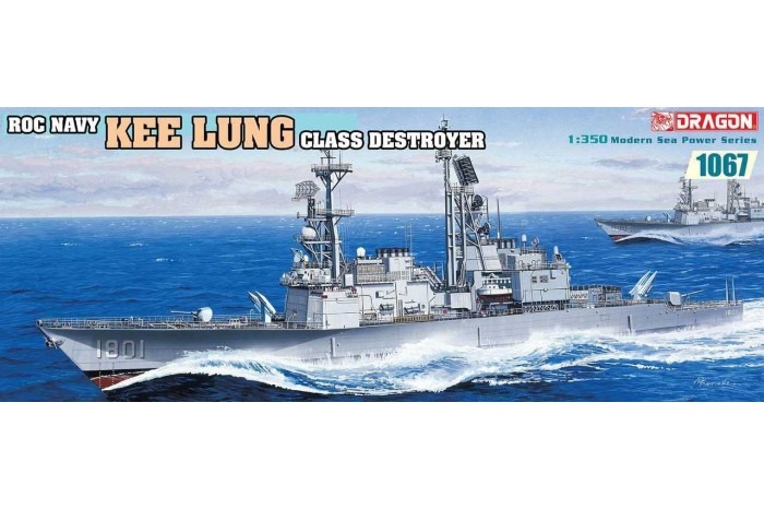 Model Kit loď 1067 - Roc Navy Kee Lung Class Destroyer (1:350)