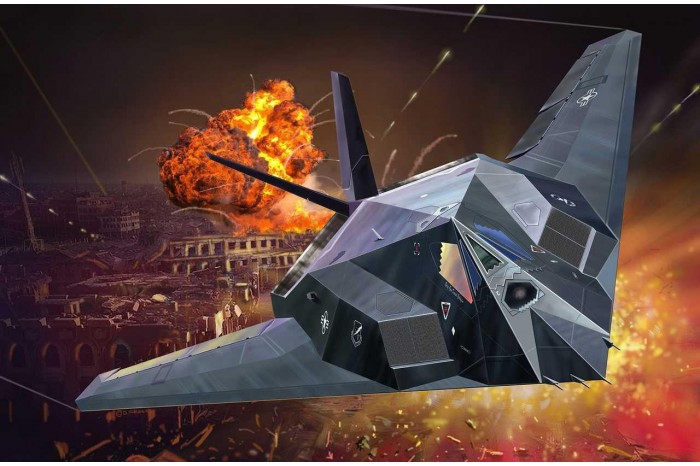 ModelSet letadlo 63899 - Lockheed Martin F-117A Nighthawk (1:72)