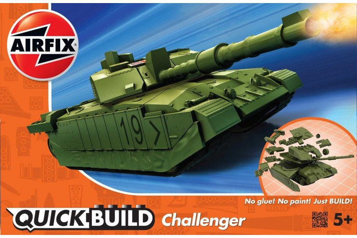 Quick Build tank J6022 - Challenger Tank - zelená