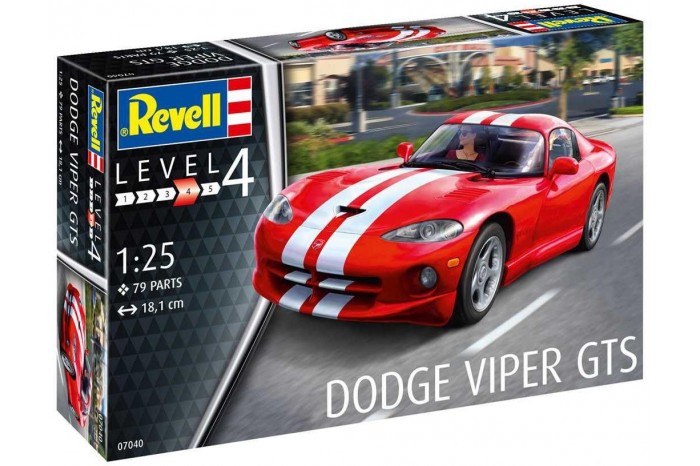 Plastic ModelKit auto 07040 - Dodge Viper GTS (1:25)