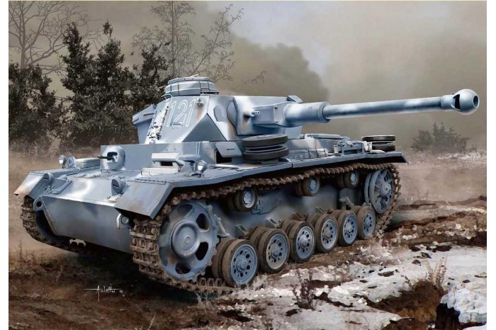 Model Kit tank 6903 - Pz.Kpfw.III Ausf.K (Smart Kit) (1:35)