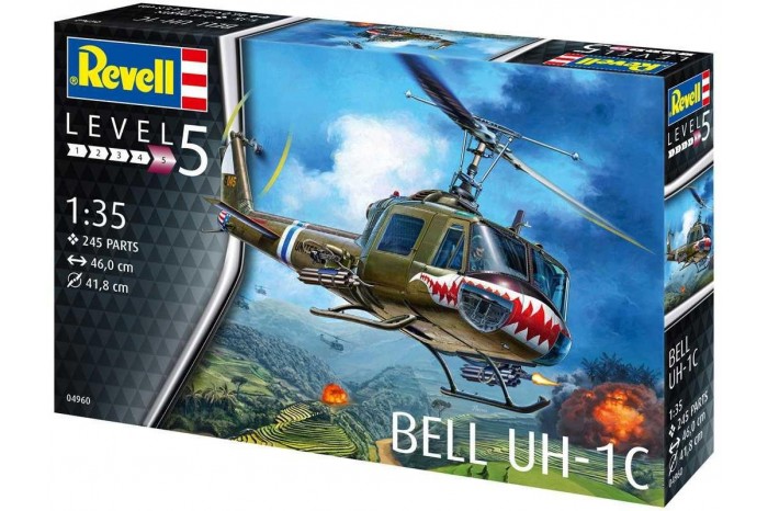 Plastic ModelKit vrtulník 04960 - Bell UH-1C (1:35)