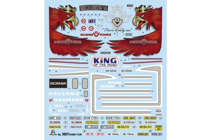 Model Kit truck 3937 - Scania T143H 6x2 (1:24)