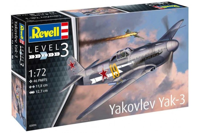 Plastic ModelKit letadlo 03894 - Yakovlev Yak-3 (1:72)