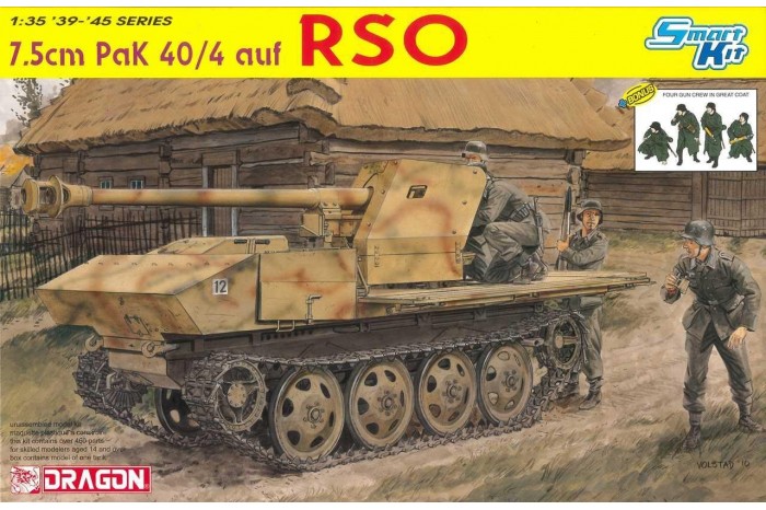 Model Kit military 6640 -7.5cm PaK 40/4 auf RSO  (1:35)