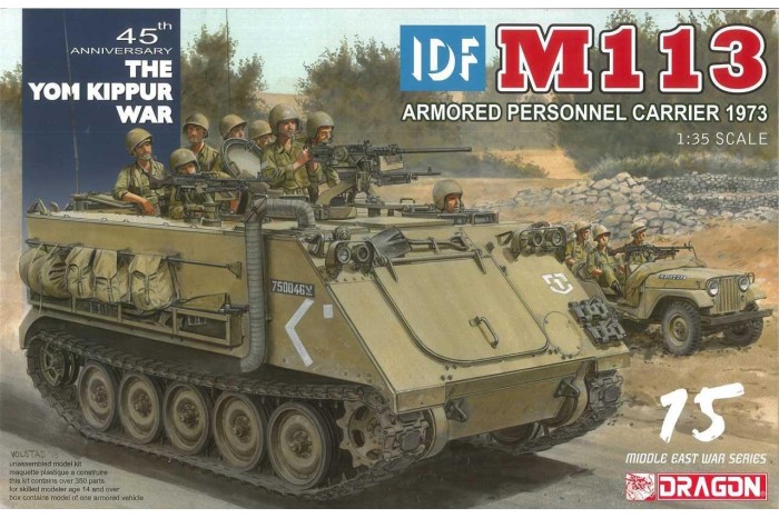Model Kit military 3608 - IDF M113 Armored Personnel Carrier Yom Kippur War 1973 (1:35)