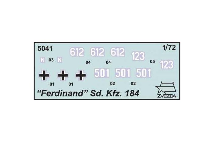Model Kit tank 5041 - Ferdinand Sd.Kfz.184 (1:72)