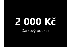 Dárkový poukaz 2000 Kč