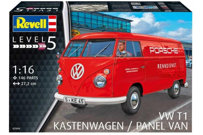 Plastic ModelKit auto 07049 - VW T1 Kastenwagen (1:16)