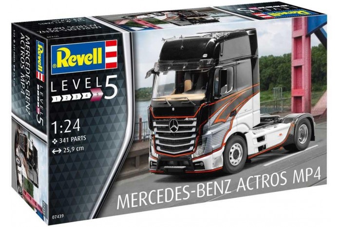 Plastic ModelKit auto 07439 - Mercedes-Benz Actros MP4 (1:24)