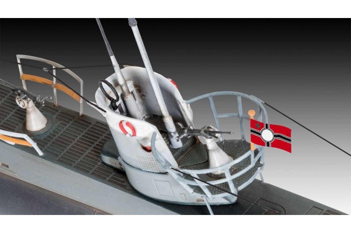 Plastic ModelKit ponorka 05155 - German Submarine Type IIB (1943) (1:144)