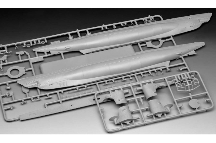 Plastic ModelKit ponorka 05155 - German Submarine Type IIB (1943) (1:144)