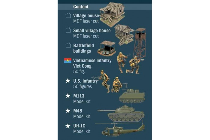 Model Kit diorama 6184 - Operation Silver Bayonet - Vietnam War 1965 (1:72)