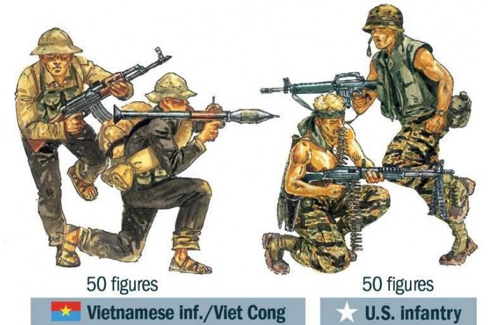 Model Kit diorama 6184 - Operation Silver Bayonet - Vietnam War 1965 (1:72)