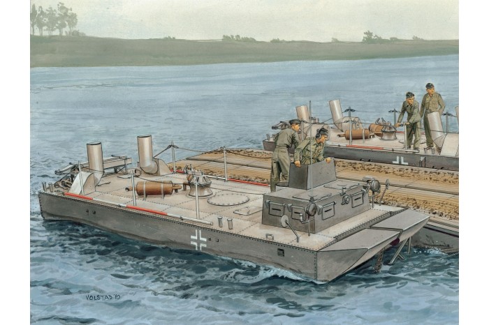 Model Kit military 7490 - PANZERFÄHRE GEPANZERTE LANDWASSERSCHLEPPER PROTOTYPE Nr.2 (1:72)