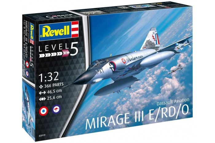 Plastic ModelKit letadlo 03919 - Dassault Mirage III E  (1:32)