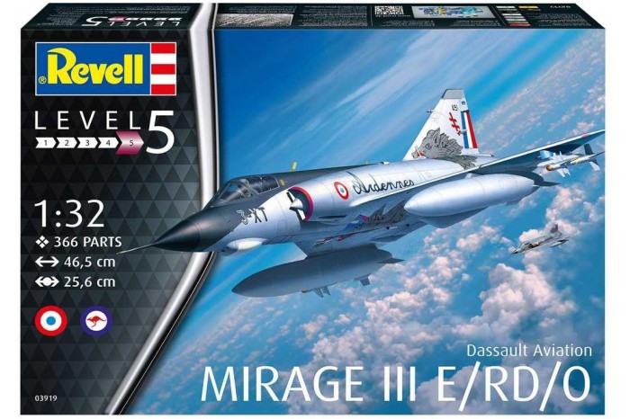 Plastic ModelKit letadlo 03919 - Dassault Mirage III E  (1:32)