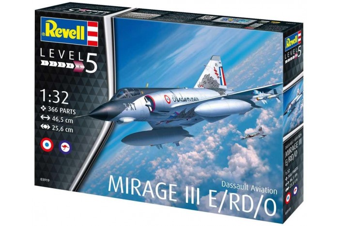 Plastic ModelKit letadlo 03919 - Dassault Mirage III E  (1:32)