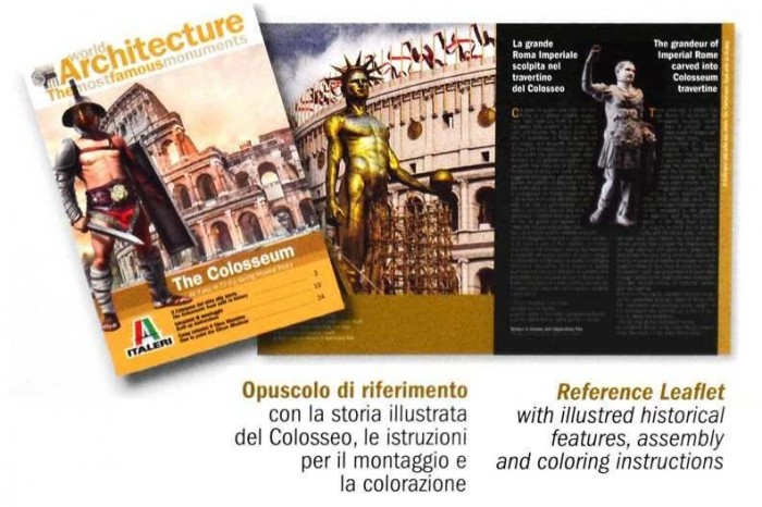 World of Architecture budova 68003 - COLOSSEUM (1:500)