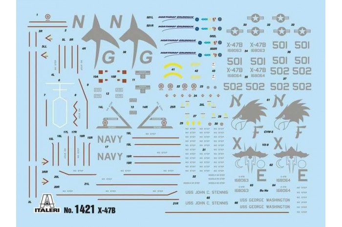 Model Kit letadlo 1421 - X-47B (1:72)