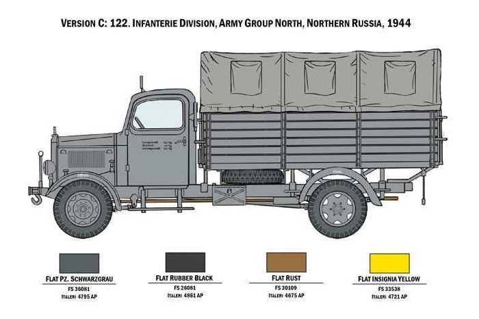 Model Kit military 6558 - Mercedes-Benz L3000 S (1:35)