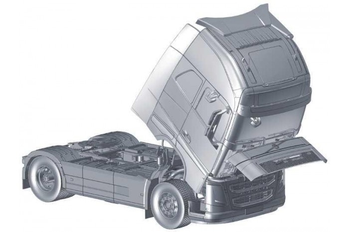 Model Kit truck 3940 - VOLVO FH4 GLOBETROTTER XL (1:24)
