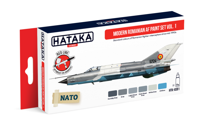 Moderní rumunské letectvo (Modern Romanian AF paint set vol. 1) - AS091