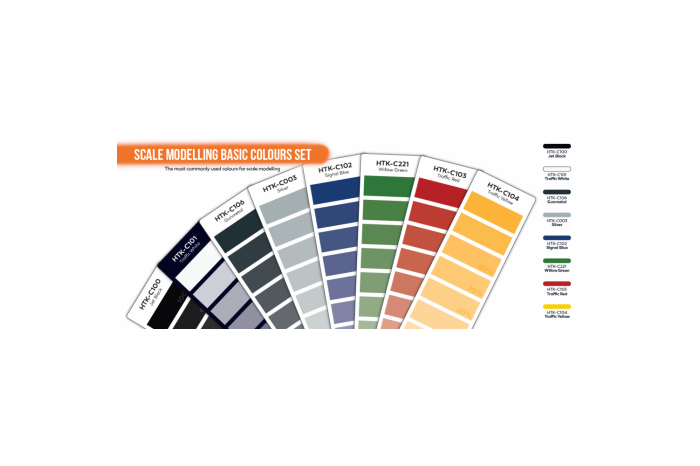 Základní modelářské barvy - CS100