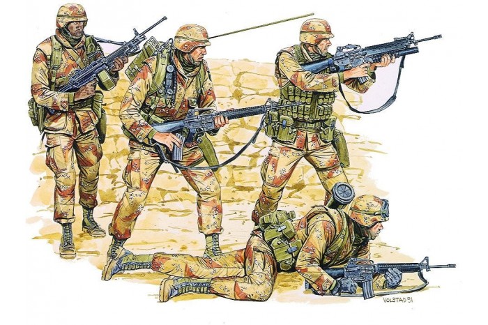 Model Kit figurky 3011 - U.S. 101st AIR ASSAULT (1:35)